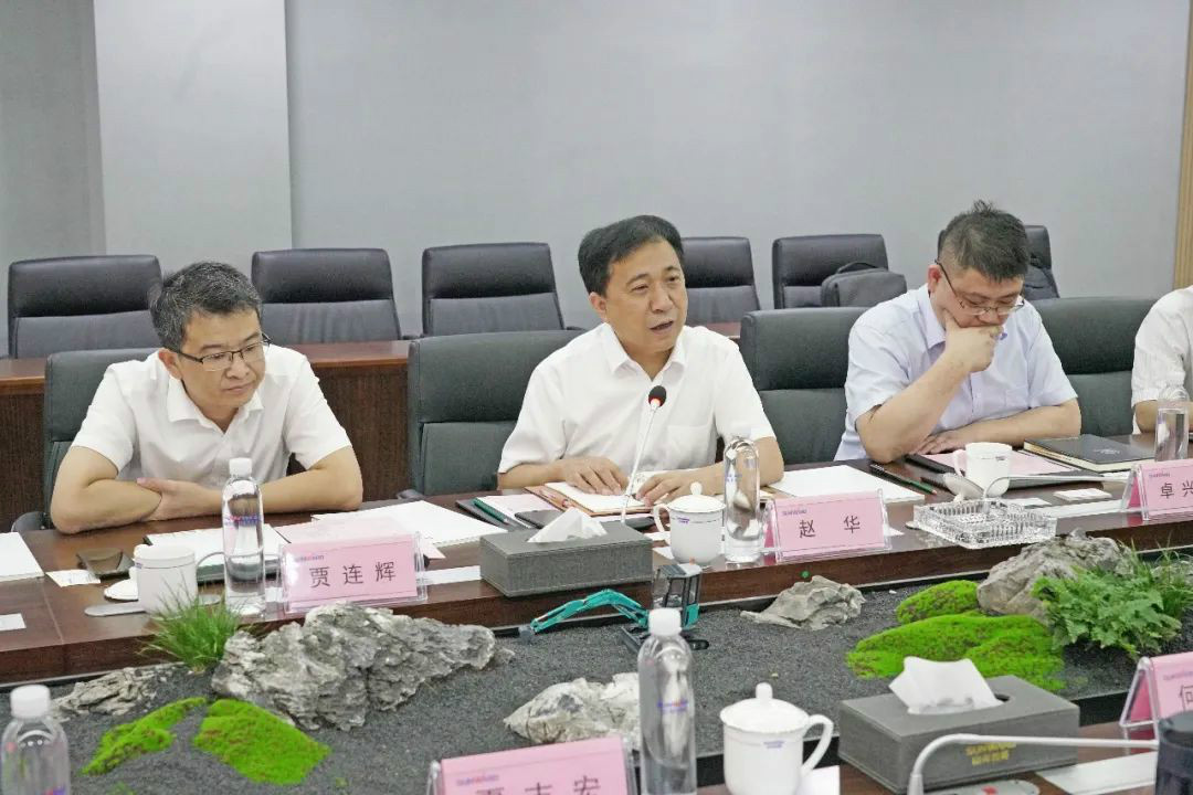 中铁设备赵华总经理莅临2138cn太阳集团城智能互换