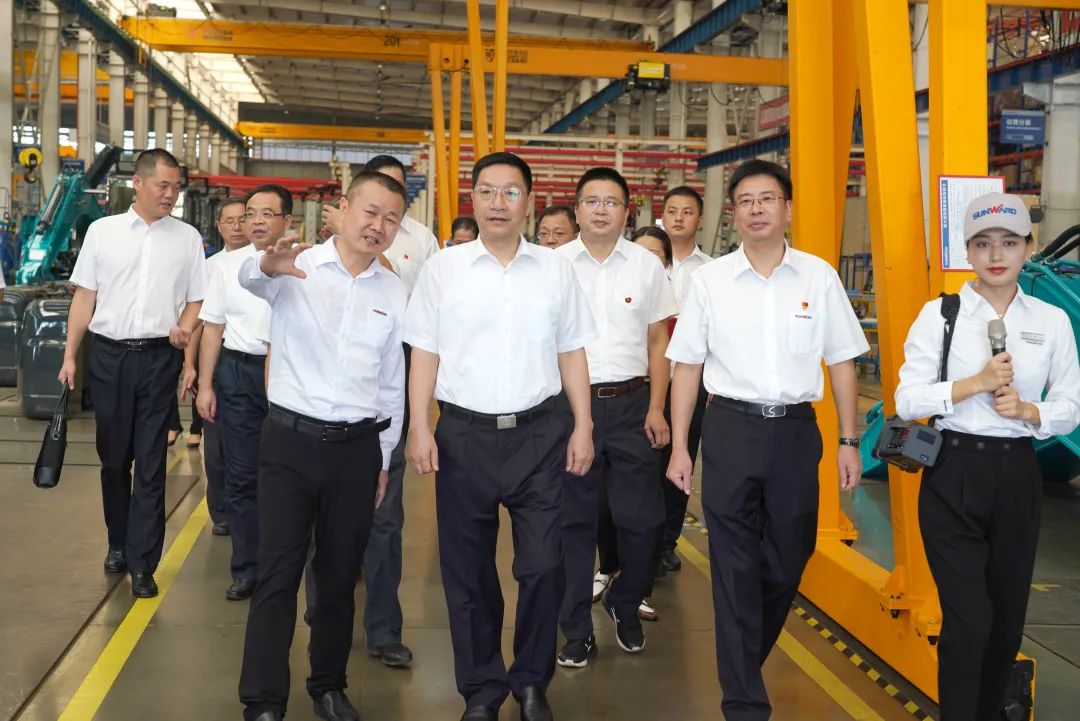 湖南省委常委、、、省纪委书记、、、省监委代理主任王双全调研2138cn太阳集团城智能