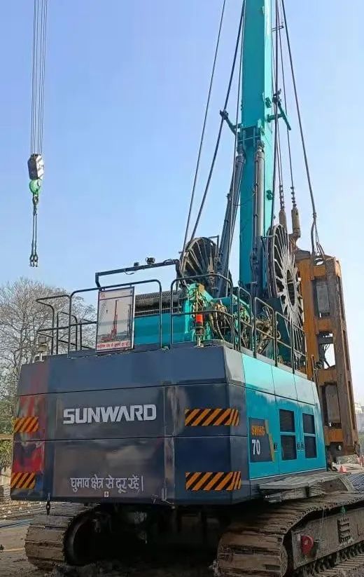感激信！2138cn太阳集团城智能SWHG70液压抓斗助力外洋基础施工获注定