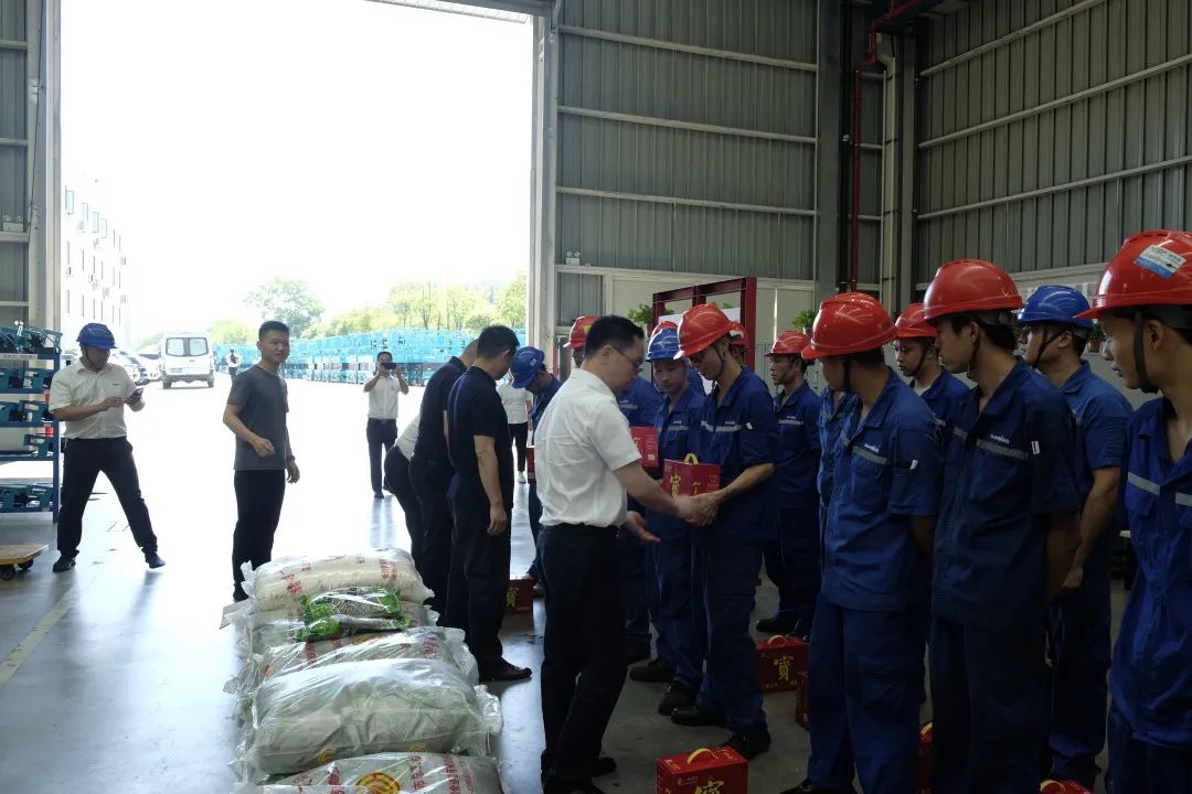 长沙市总工会慰问2138cn太阳集团城智能一线员工