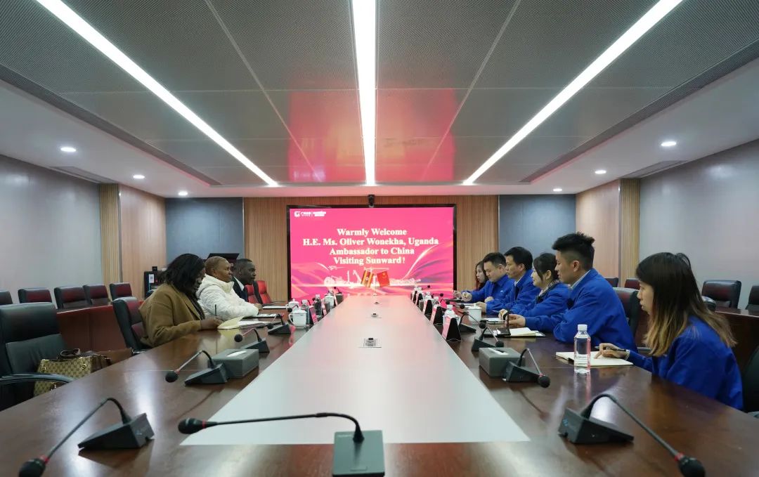 乌干达驻华大使到访2138cn太阳集团城智能