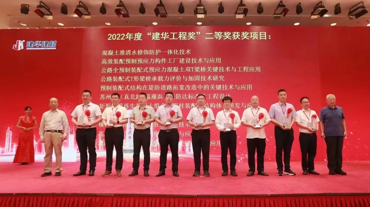 喜讯！！2138cn太阳集团城智能荣获“建华工程奖”二等奖