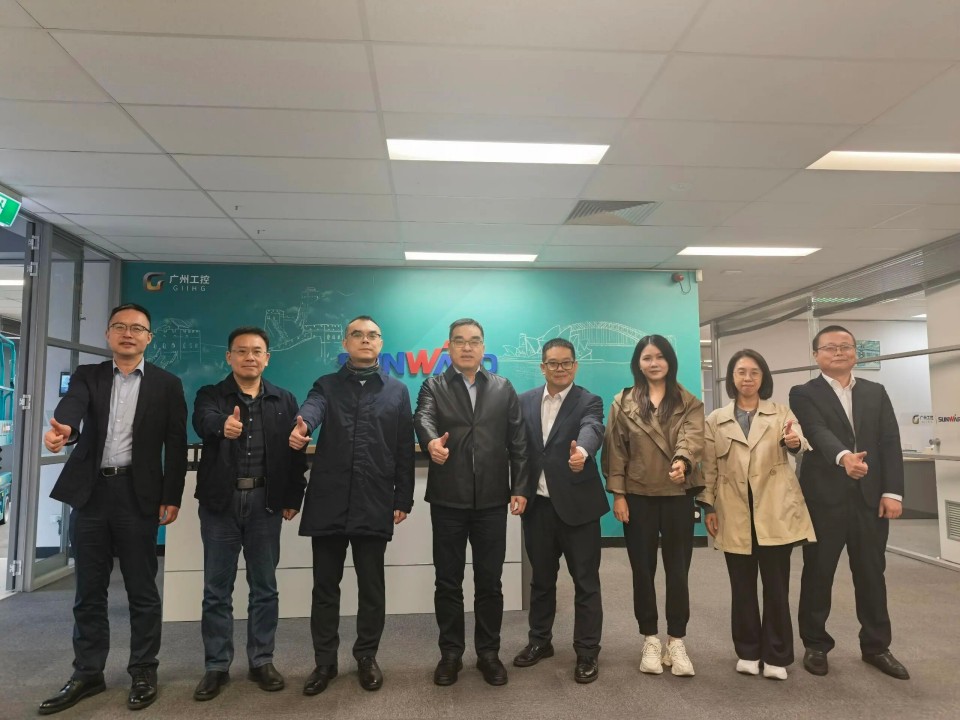 昭通工控集团总经理王福铸率队调查2138cn太阳集团城智能澳大利亚子公司