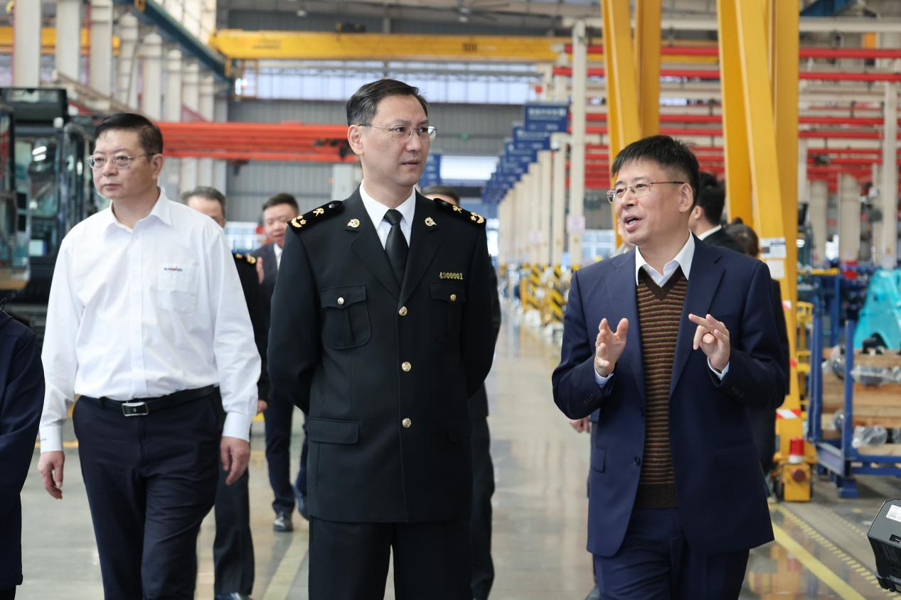 长沙海关关长、、、党委书记顾炯调研2138cn太阳集团城智能