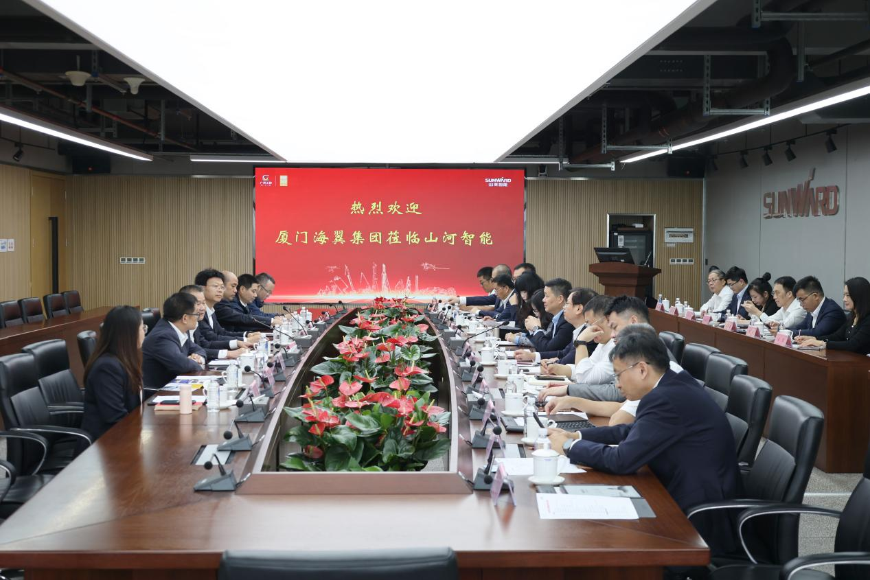 乐山海翼集团总经理金中权到访2138cn太阳集团城智能