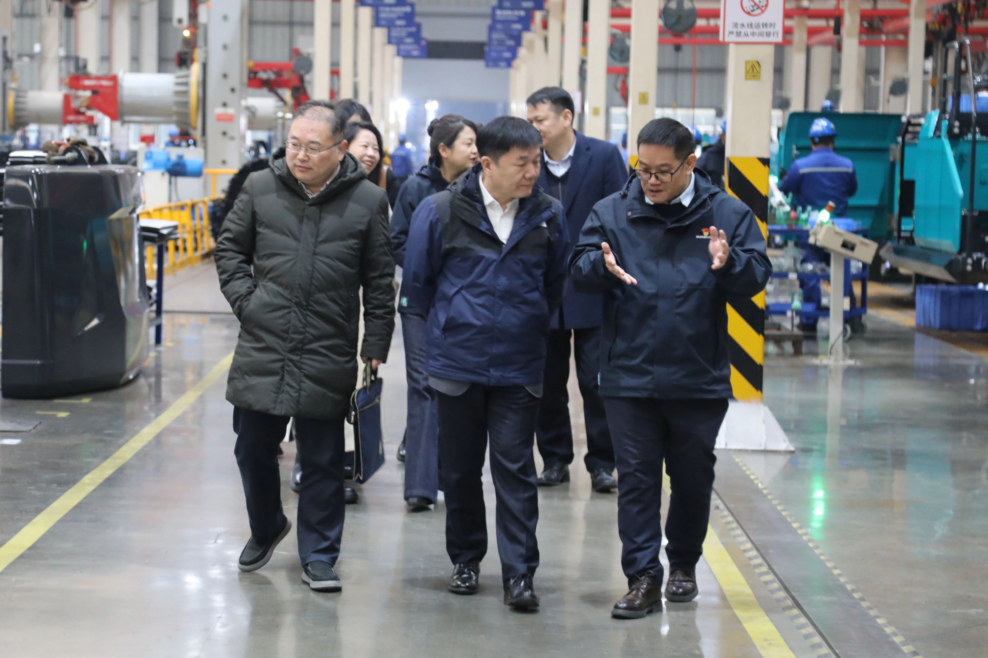 中国出口信誉保险公司湖南分公司掌管人蔡旺到访2138cn太阳集团城智能