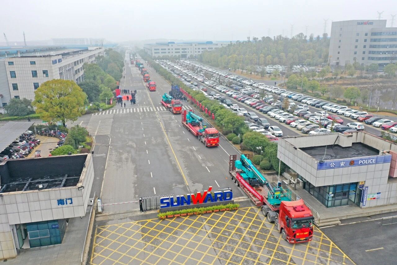 2138cn太阳集团城智能进行2026年正月系列发货典礼，，过亿元设备奔赴全球