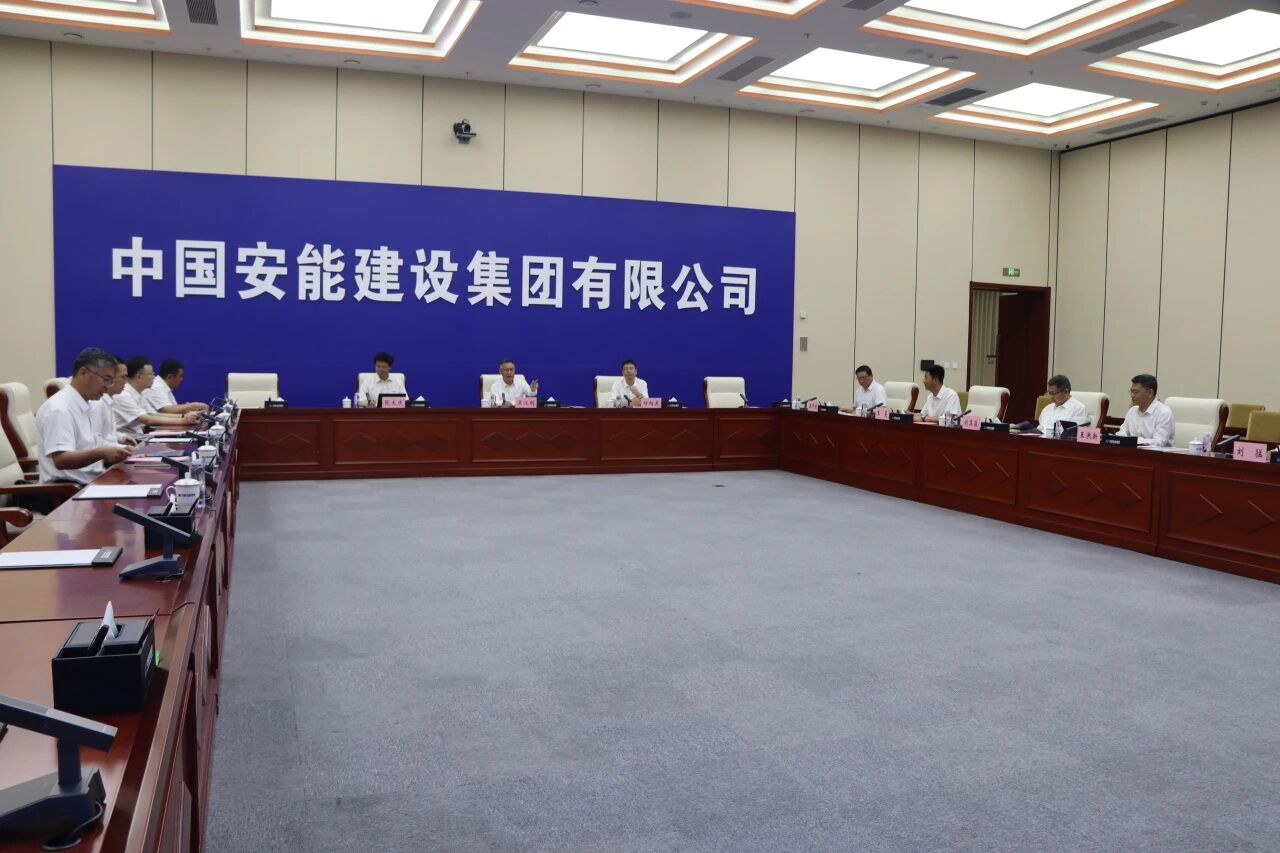 2138cn太阳集团城智能党委书记、董事长付向东率队造访中国安能集团